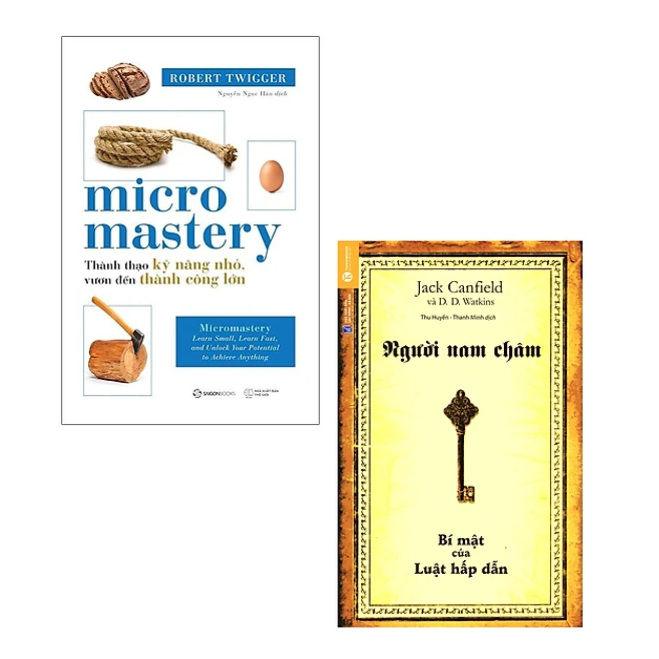 Combo 2Q Sách Kĩ Năng : Micromastery - Thành Thạo Kỹ Năng Nhỏ, Vươn Đến Thành Công Lớn + Người Nam Châm
