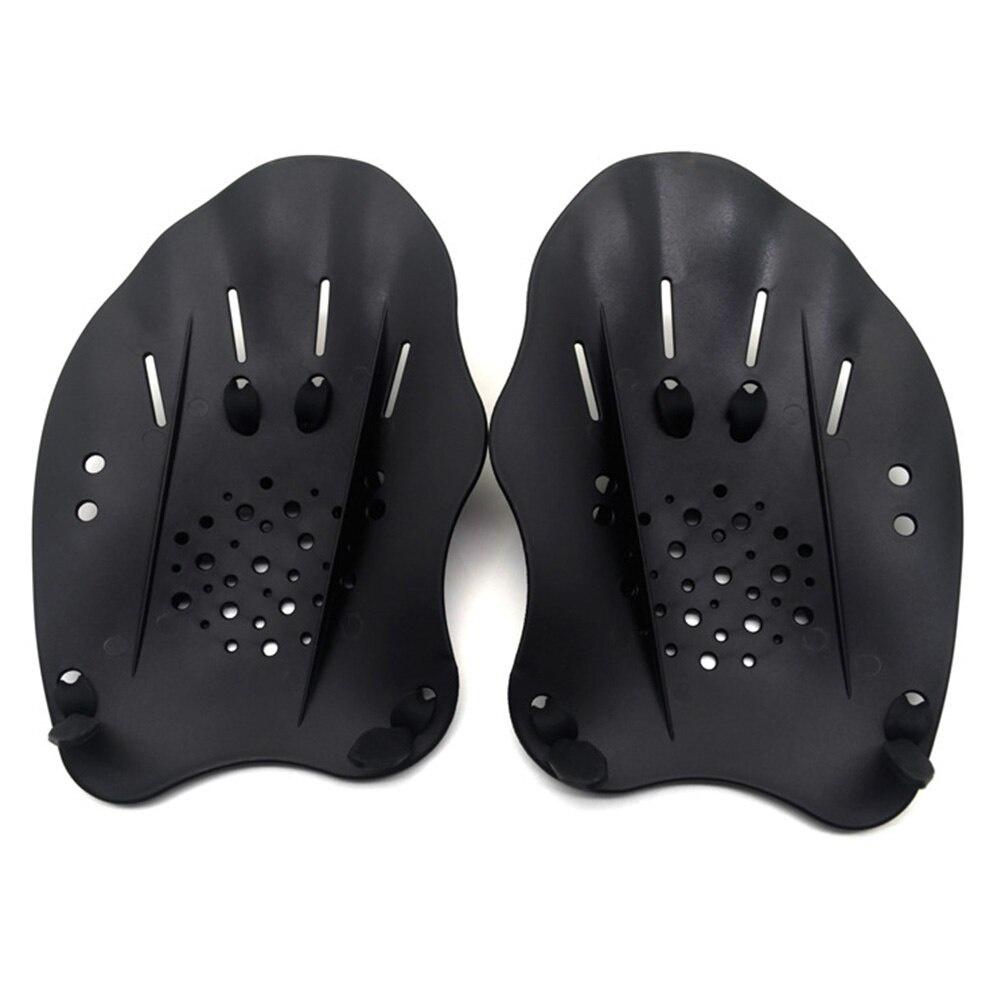 1 Pair Swimming Paddles Training Adjustable Hand Webbed Gloves Padel Fins Flippers for Adult Men Women Kids