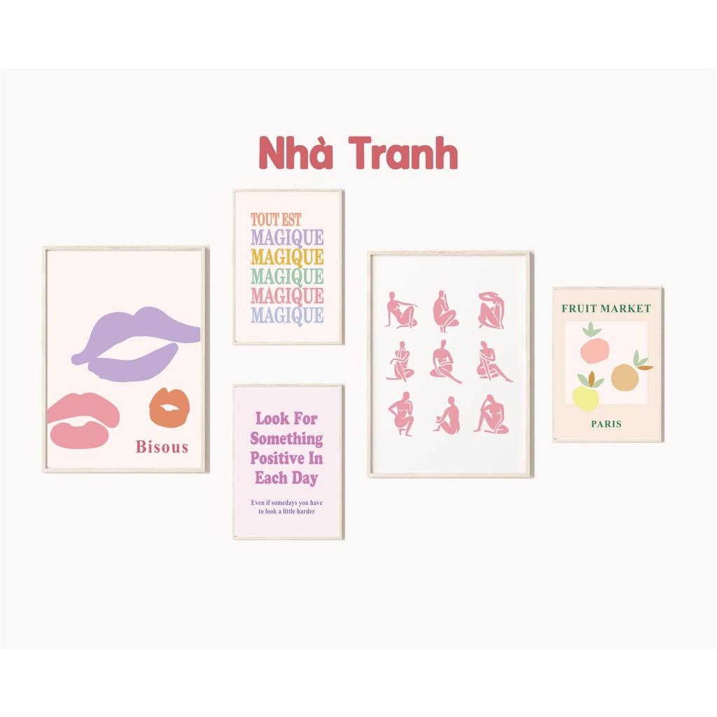 TRANH TREO TƯỜNG AESTHETIC PASTEL DENNISH 49