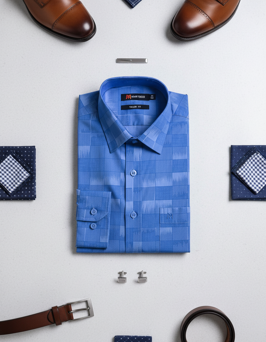 Áo sơ mi nam tay dài Khatoco(M-2XL)