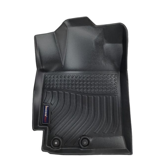 Thảm lót sàn xe ô tô Hyundai Accent 2017- nay Nhãn hiệu Macsim chất liệu nhựa TPV hàng loại 2