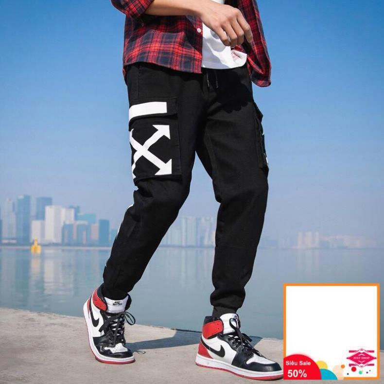 Quần kaki nam túi hộp in kí hiệu giá rẻ, kiếu dáng sang trọng