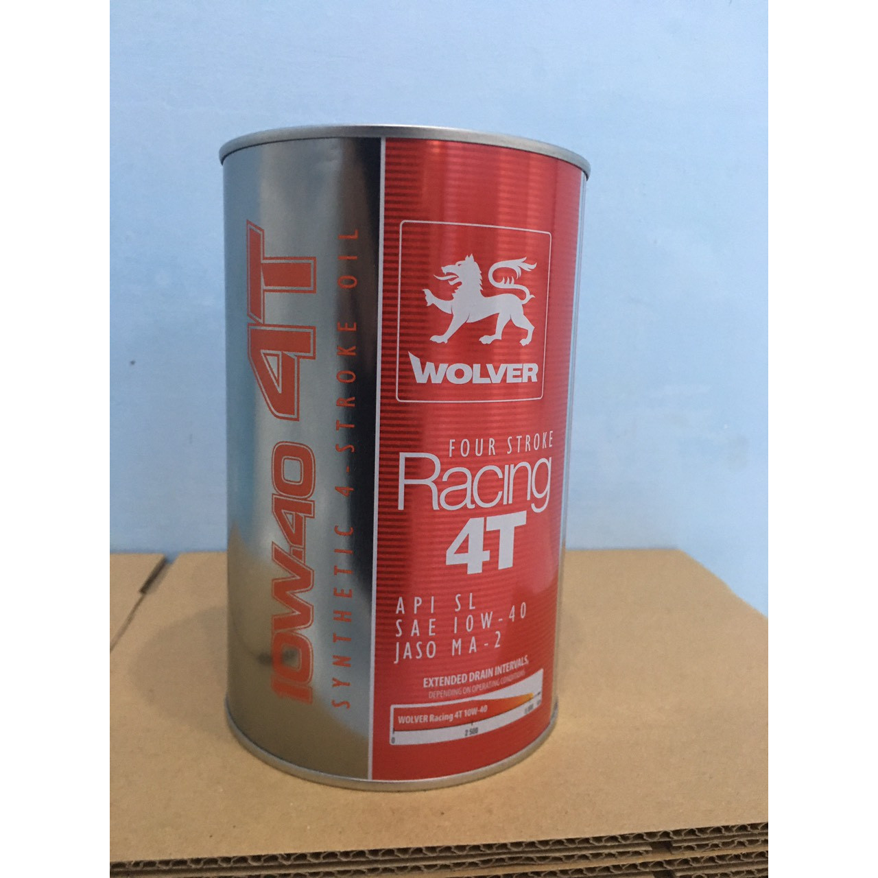 Nhớt Wolver Racing 4T 10w40 0.8ml va 1L