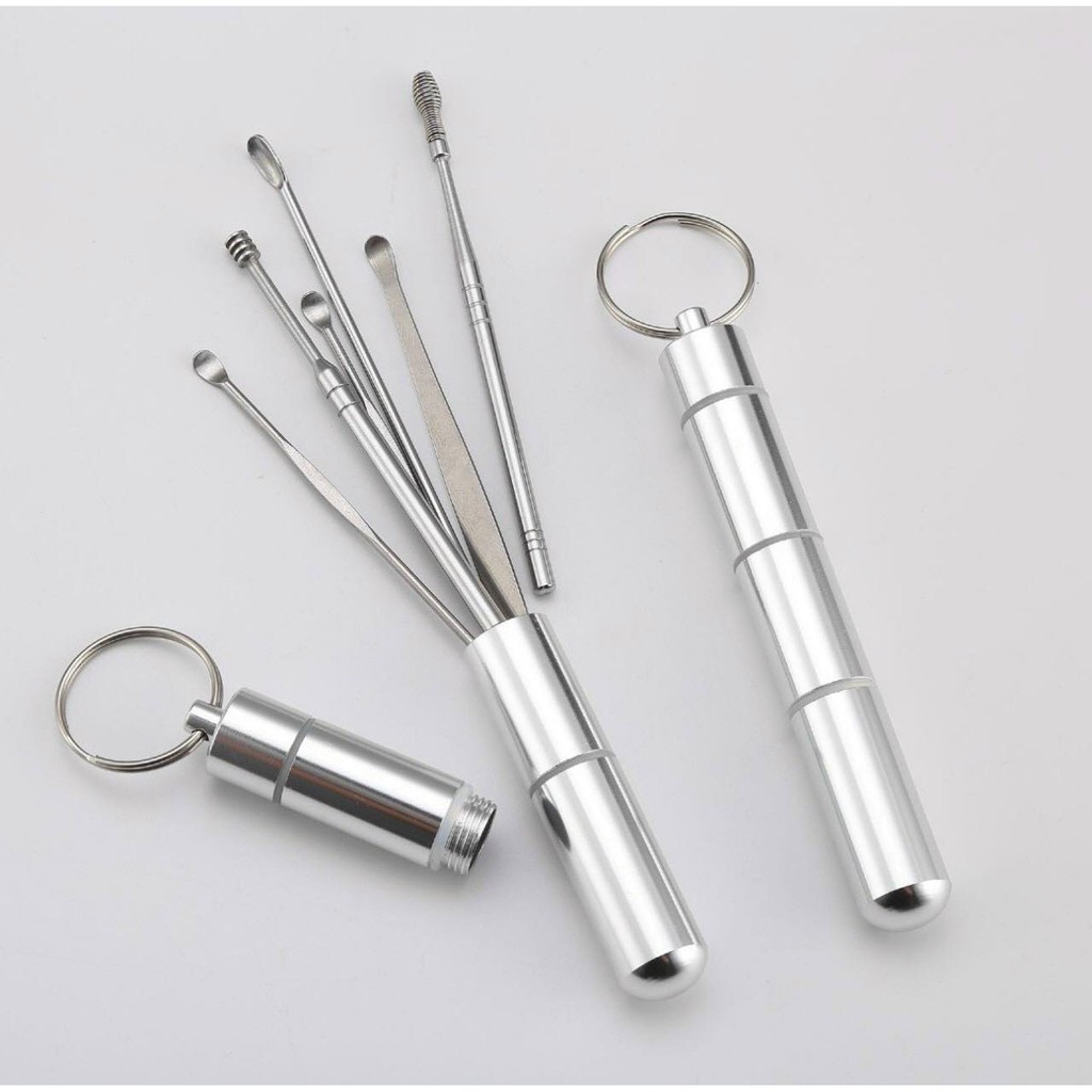 Bộ Lấy Ráy Tai 6 Món Kèm Hộp