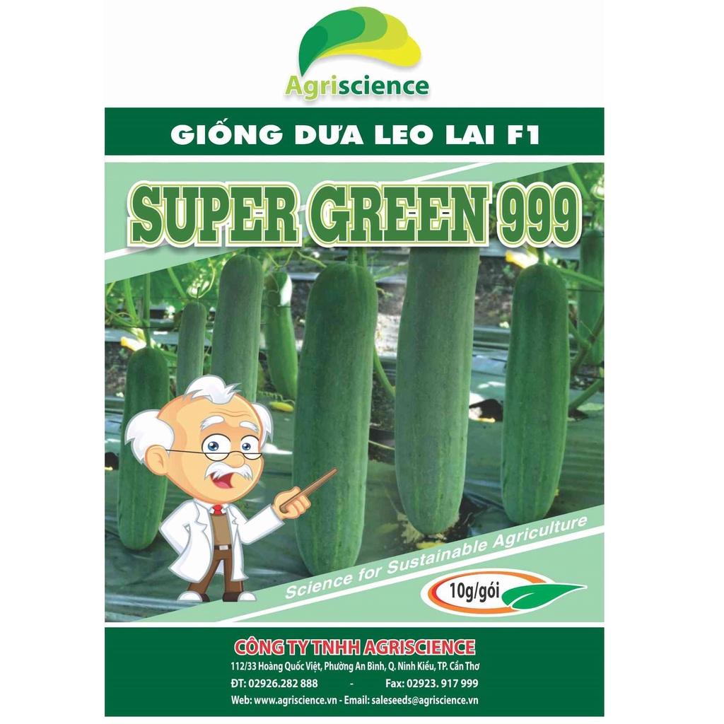 Hạt Giống Dưa Leo SUPER GREEN 999 -