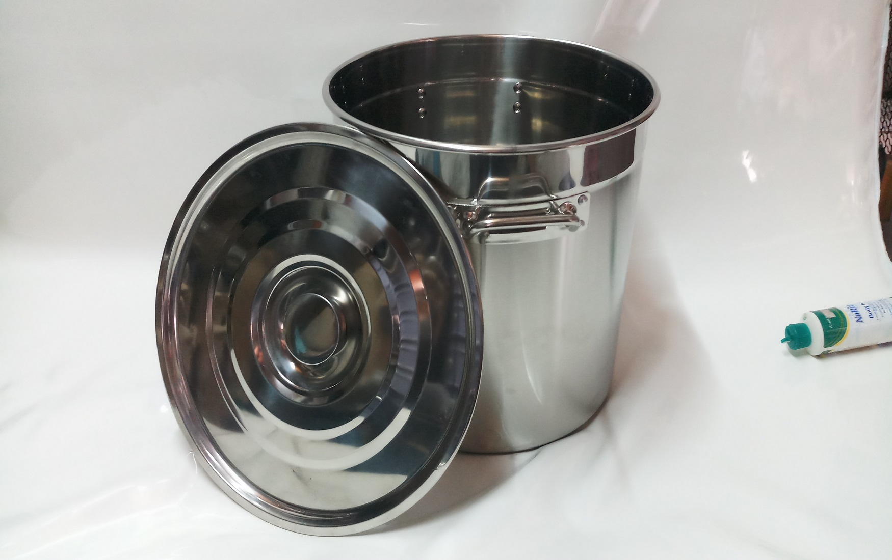 NỒI SÚP INOX 430 DÀY DẶN NẤU NƯỚC LÈO,HẦM XƯƠNG,CAO CẤP KHÔNG RỈ SÉT.