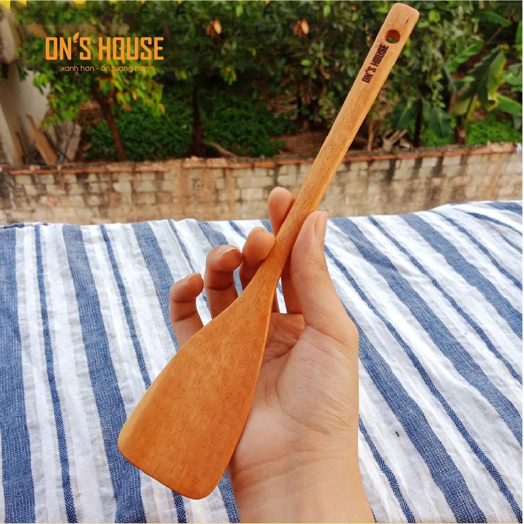 Vá Sạn Xào Gỗ Mini 25x5cm Cao thủ Chiên Xào - Hàng Chính Hãng