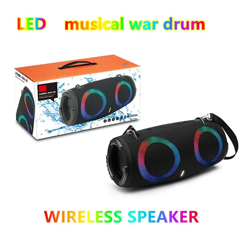 Loa siêu trầm không dây TWS công suất cao 100W, loa thẻ chống nước di động RGB, đèn nhấp nháy xoay đầy màu sắc, loa bluetooth Màu sắc: kích thước nhỏ