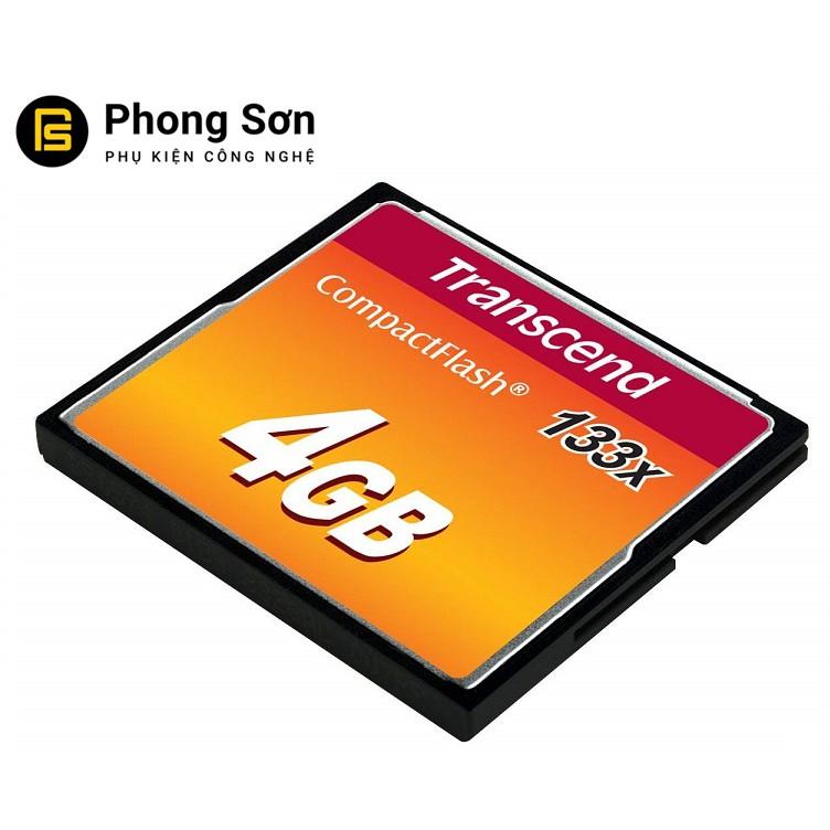 Thẻ nhớ Transcend CF 4GB (133x Speed) Hàng nhập khẩu