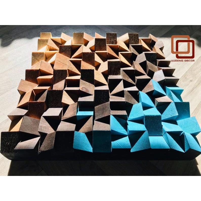 Tranh gỗ trang trí 3D - - Biển xanh cát trắng nắng vàng