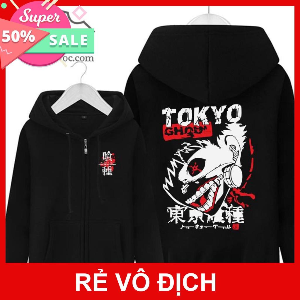 Áo khoác nỉ Tokyo Ghoul Kaneki Ken giá siêu rẻ nhất vịnh bắc bộ