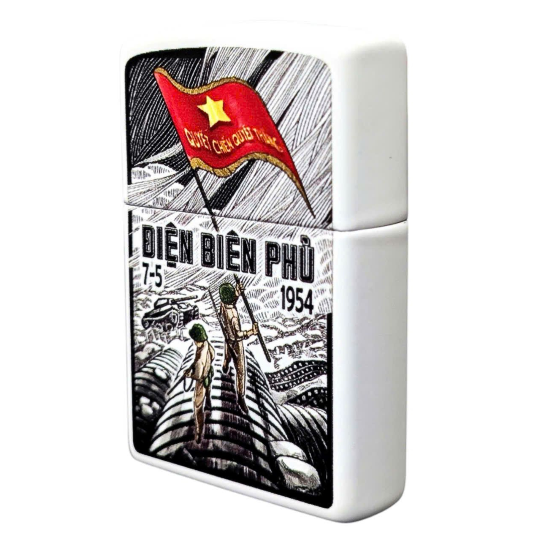 Zippo Kỷ Niệm Chiến Thắng Điện Biên Phủ 1954 – Bật Lửa Zippo Chính Hãng Sưu Tầm