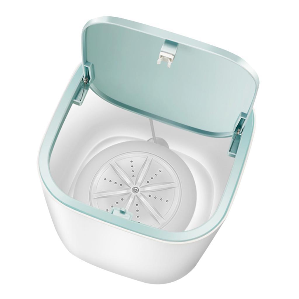 Washing Machine Laundry Washer USB 18W for Socks Home Travel Camping White