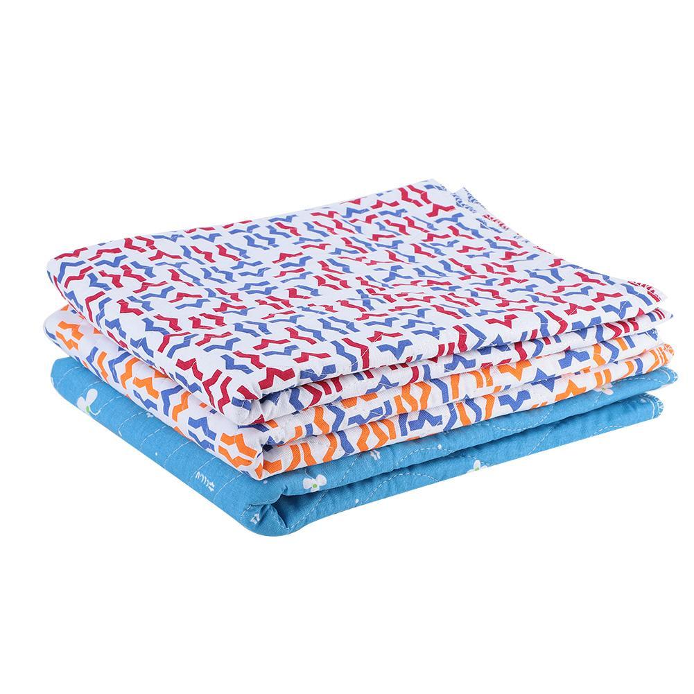 3 Màu Nước Tiểu Thảm Có Thể Tái Sử Dụng Tã Người Lớn Chèn Lót Vải Cho Bé Baby IQ Miếng Lót Tã Giấy Có Thể Giặt Được Làm Dày Cả Tiểu Tiện Nước Tiểu Thảm