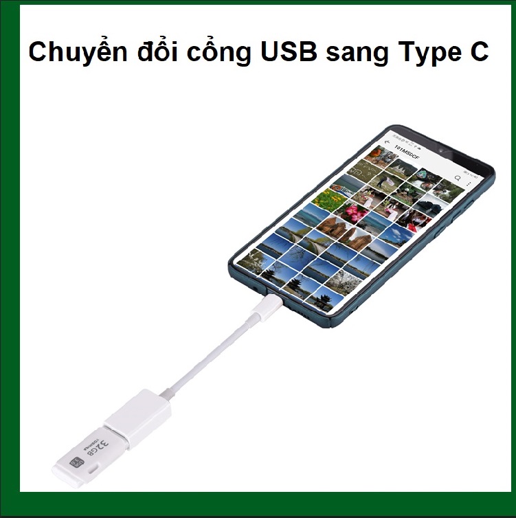 CỔNG CHUYỂN ĐỔI ĐẦU USB SANG TYPE C
