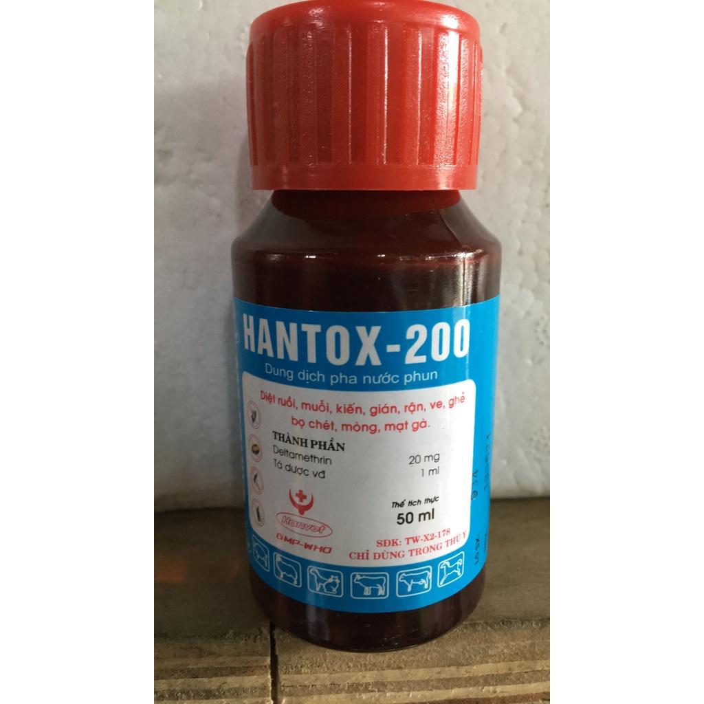 Sản phẩm Hantox 200 diệt côn trùng hiệu quả lọ 50ml