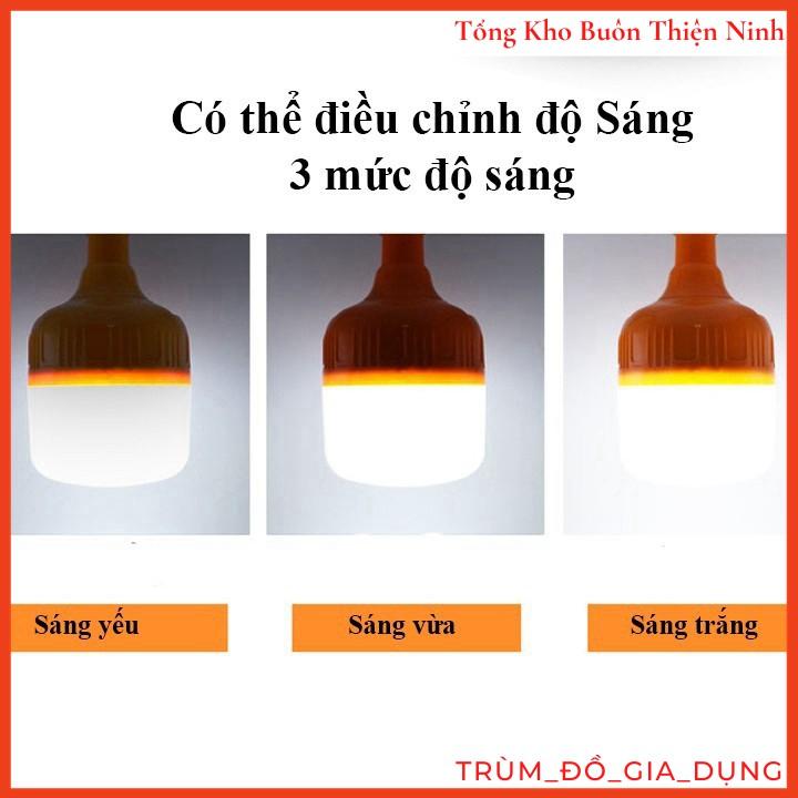 BÓNG ĐÈN LED TÍCH ĐIỆN - ĐÈN SẠC KHÔNG DÂY CÓ MÓC TREO LOẠI 40W / 80W /100W Trùm_Đồ_Gia_Dụng