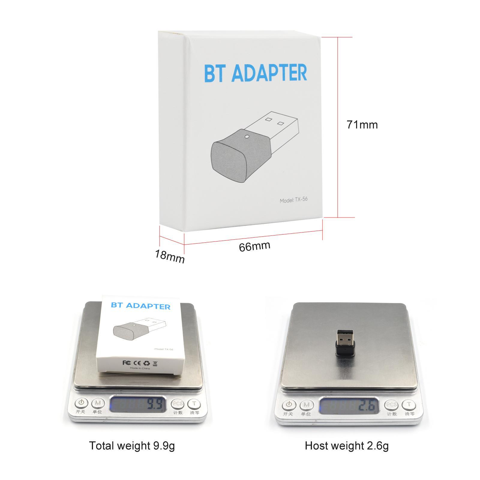 Mini USB Bluetooth 5.0 Audio Adapter Transmitter Receiver Multifunction