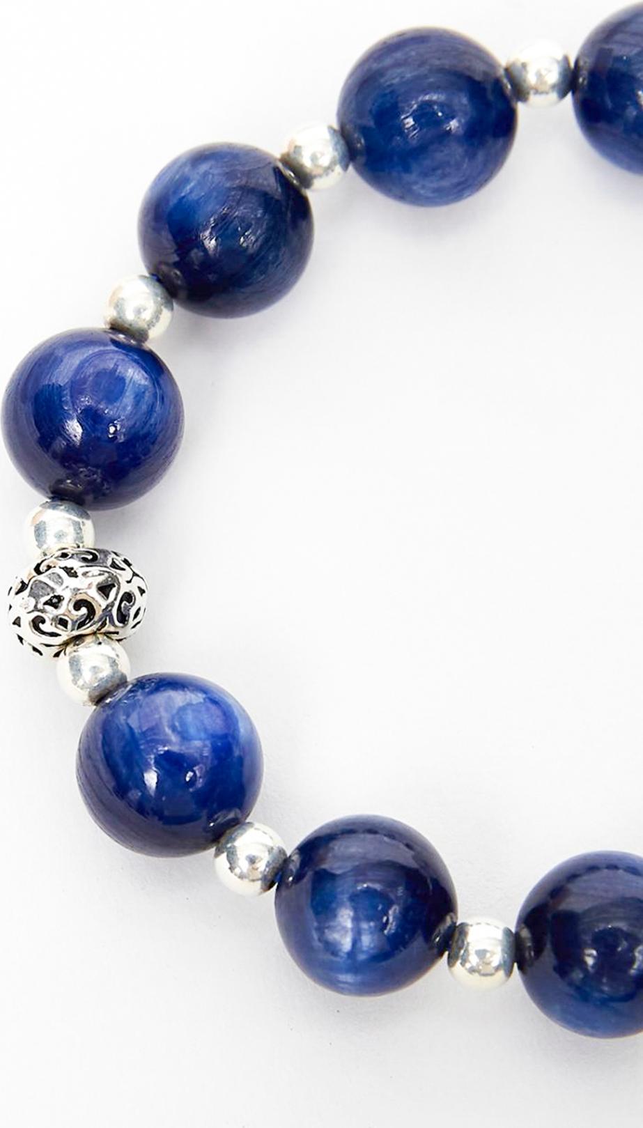 Vòng chuỗi Mân Côi Rosary Bracelet đá kyanite - Ngọc Quý Gemstones