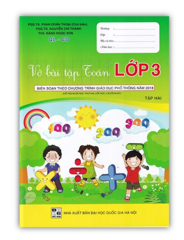 Sách - Vở Bài Tập Toán Lớp 3 - Tập 2