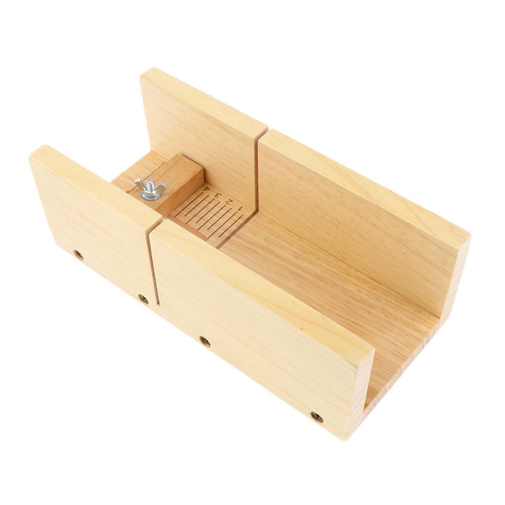 Precision Wooden Soap Loaf Mold Mould Cutter Box Trimming Making DIY Case