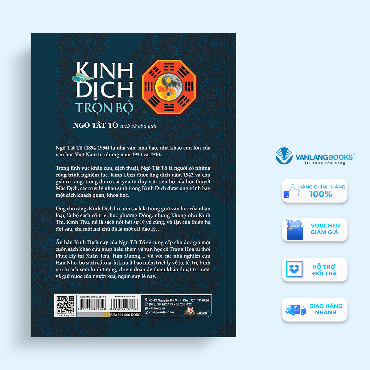 Kinh Dịch Trọn Bộ - Bìa Cứng - Vanlangbooks