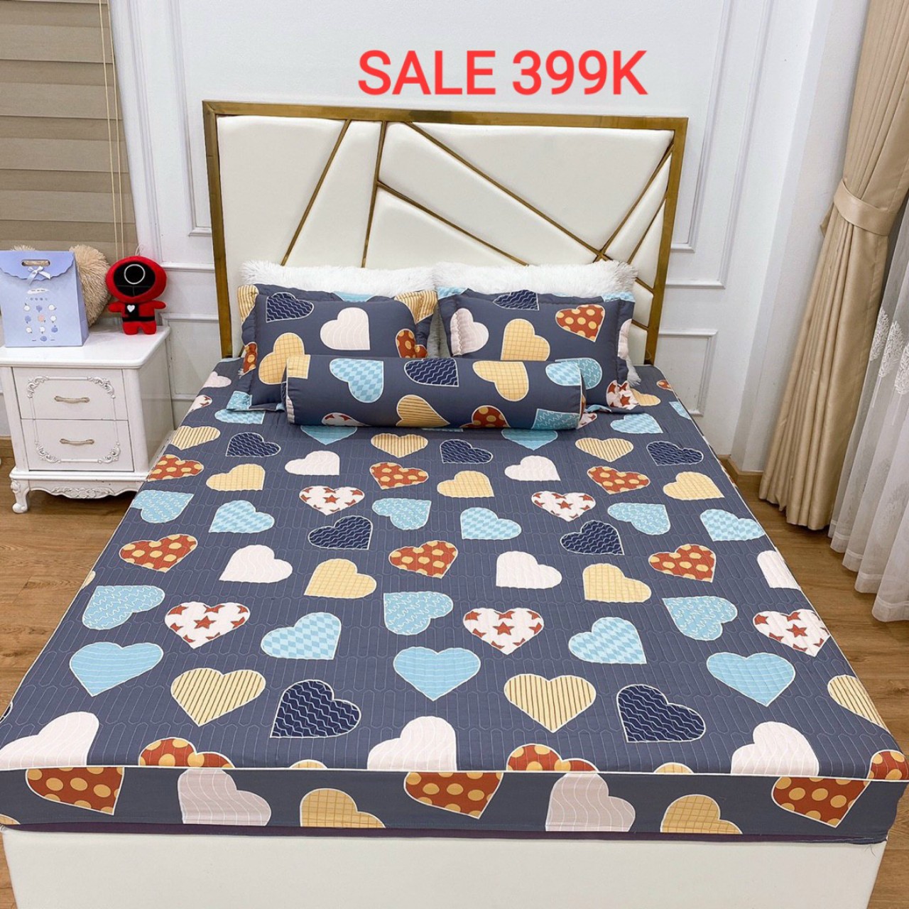 Xả Kho &quot;GỐI GA 100% COTTON&quot; siêu Combo:Đồng giá 399k tất cả các kích thước,mua cộng dồn 10 sp hoàn tiền mặt 10%,Free Ship.