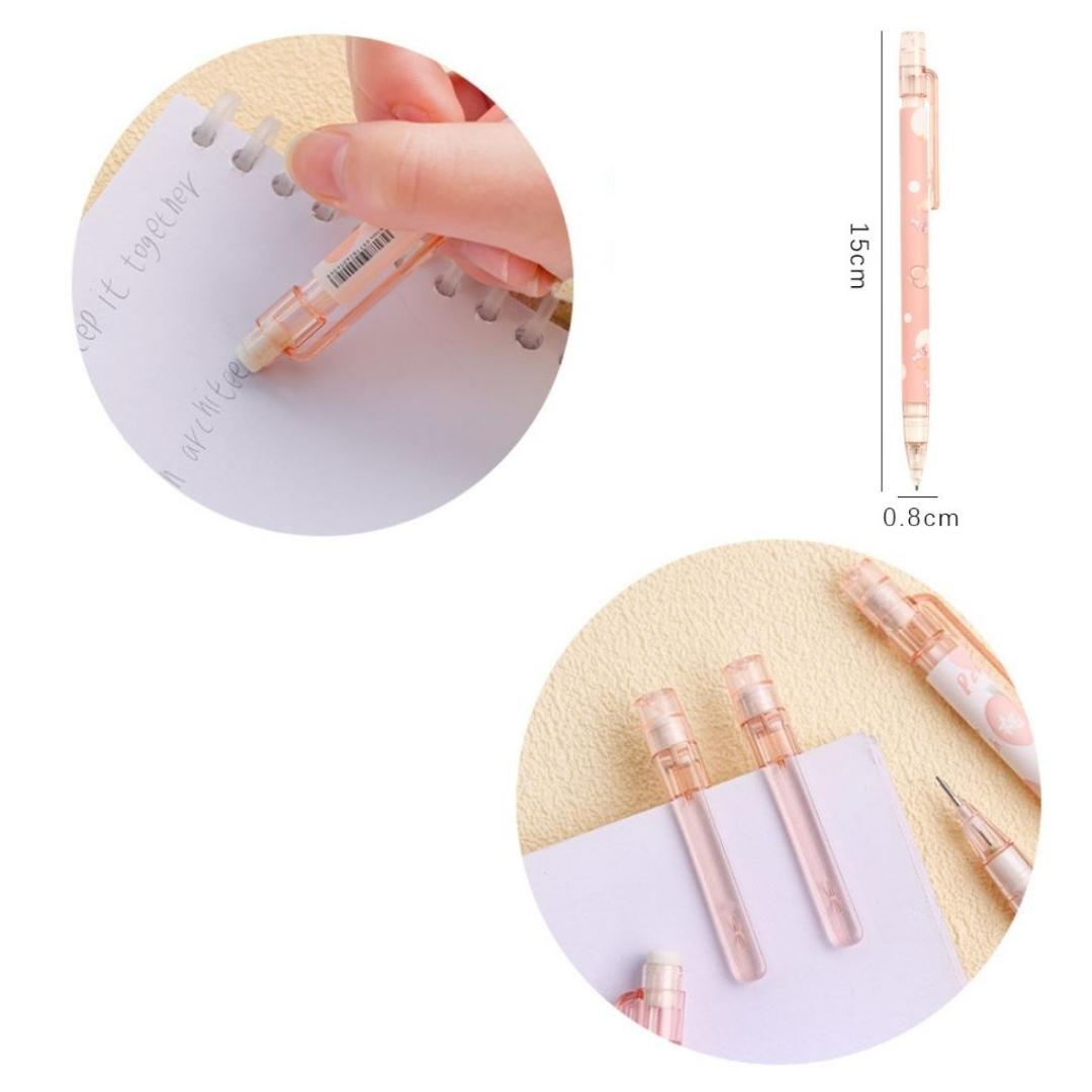 Bút Chì Bấm Ngòi 0.5mm Hình Dễ Thương, Ngòi Bút Chì Bấm Cute