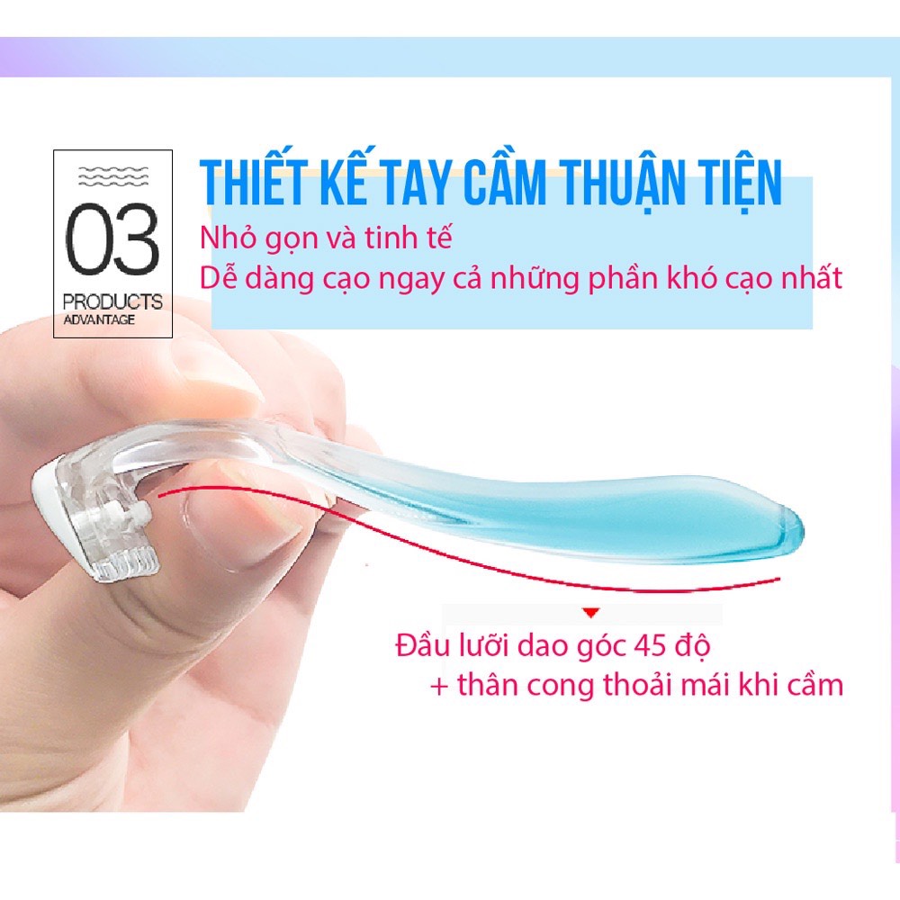 Dao Cạo Vùng Bikini cao cấp Razor For Bikini Line Nhật Bản thân nhựa [2 cái/ set] - 01164