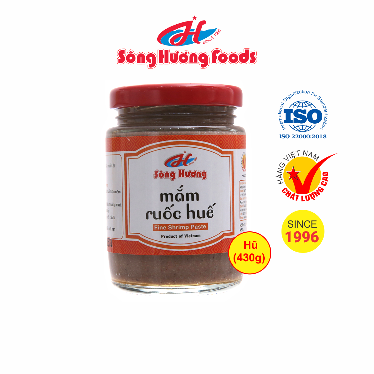 Mắm Ruốc Huế Sông Hương Foods Hũ 430g