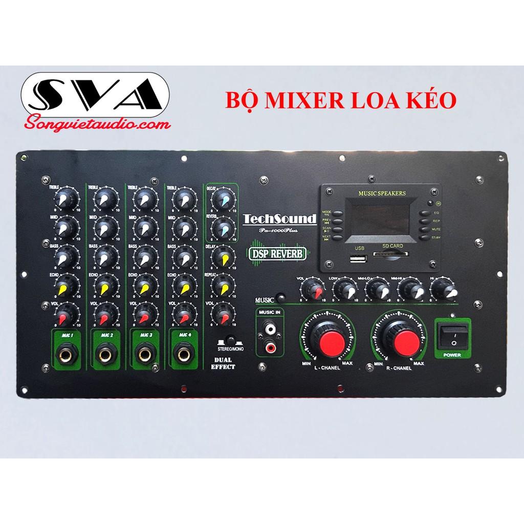 BỘ MẠCH MIXER LOA KÉO DÙNG ECHO REVERB DSP