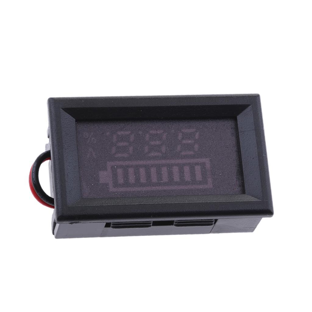 48V Digital Voltmeter Battery Capacity Tester Multimeter for Motor Vehicle