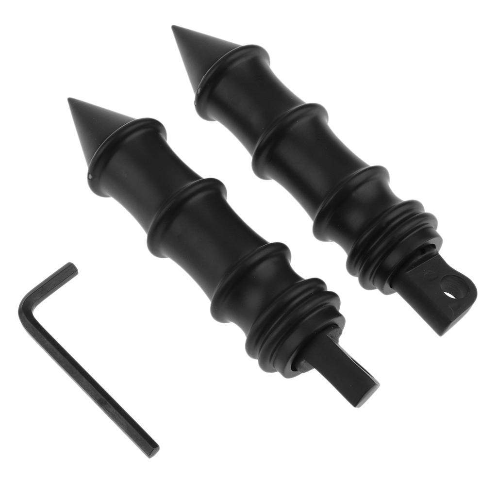 2x Motorcycle Pedals  Foot Pegs Bracket for  Universal