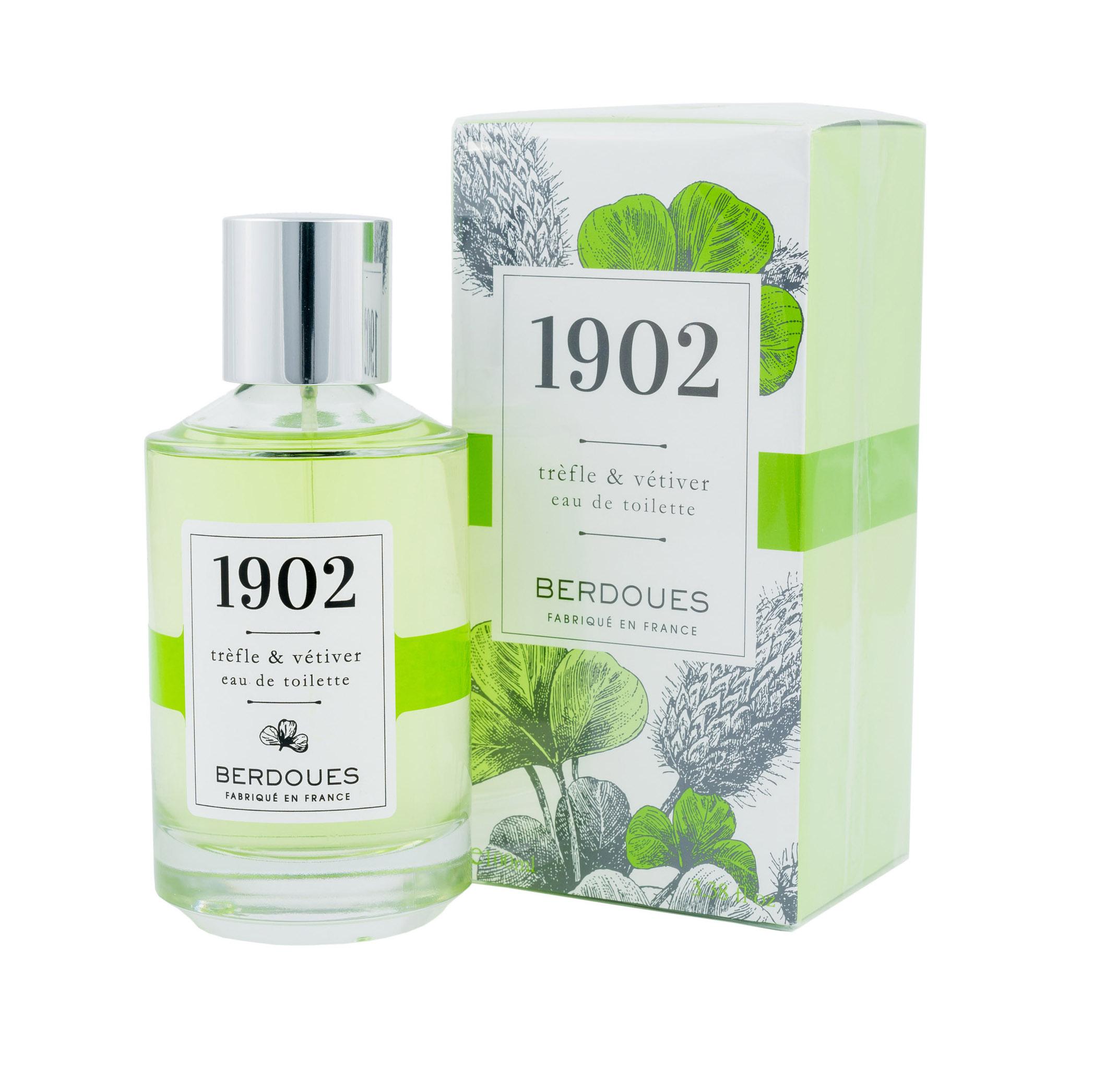 Nước Hoa Berdoues 1902 Trefle &amp; Vetiver Eau De Toilette 100ml + Tặng Kèm 1 Băng Đô Tai Mèo Xinh xắn ( Màu Ngẫu Nhiên)