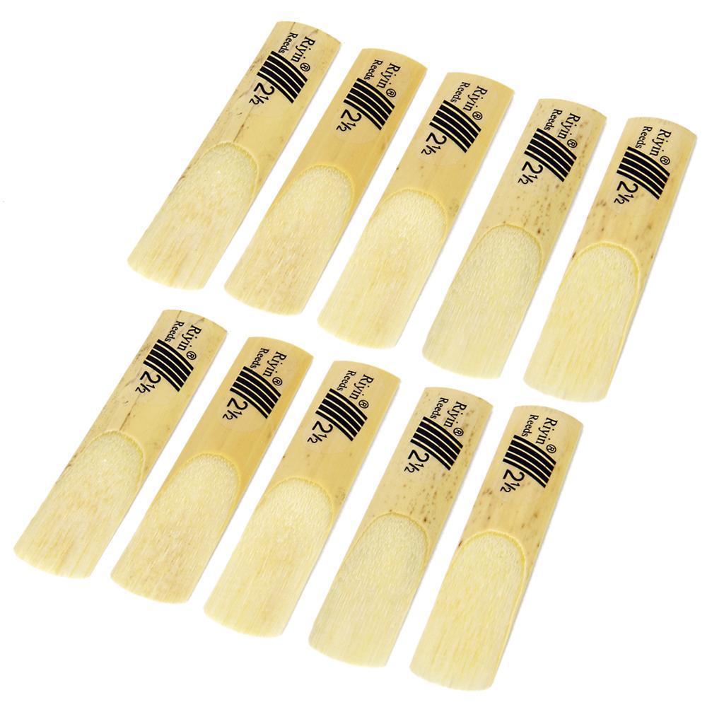 10pcs bE High Quality Premium cane Saxophone Reeds Strength 2.5 Reeds Free Ship