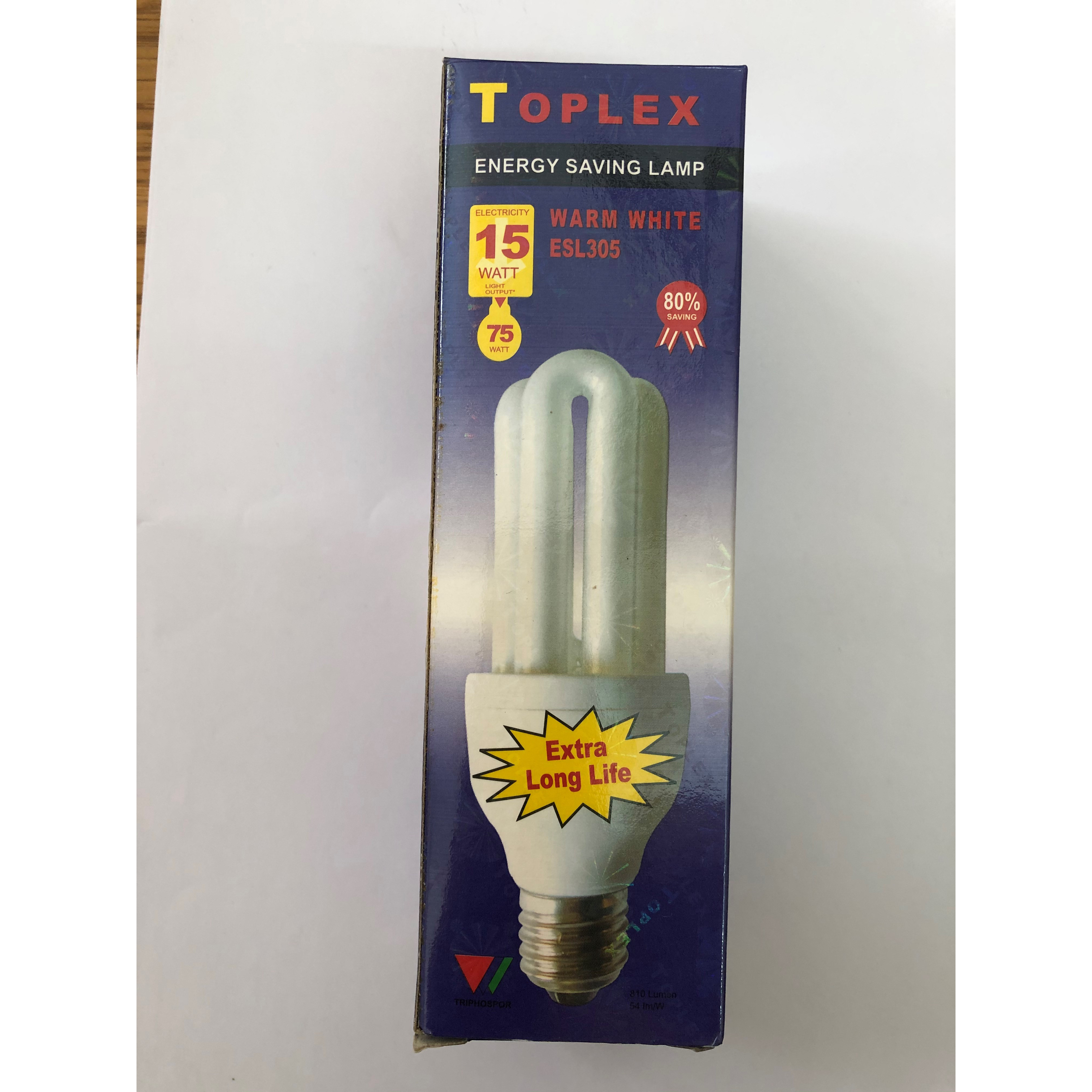 BÓNG ĐÈN TIẾT KIỆM ĐIỆN TOPLEX ESL 305-15W