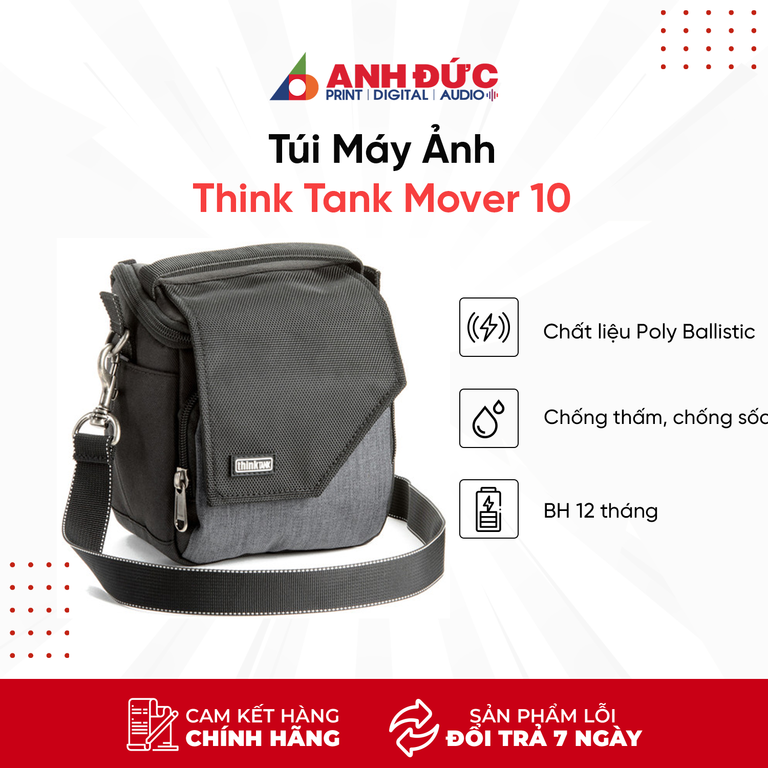 Túi Đựng Máy Ảnh Think Tank Photo Mirrorless Mover 10 - Hàng Chính Hãng