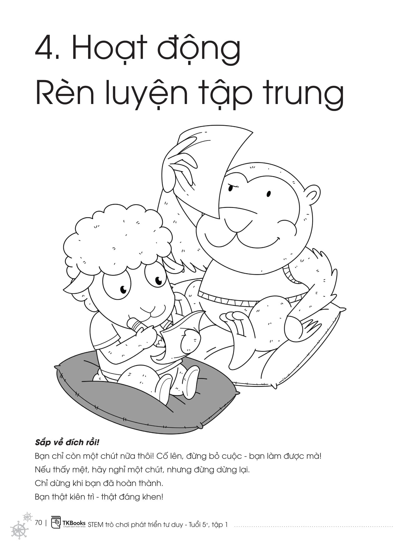 Sách - STEM Trò Chơi Phát Triển Tư Duy - Tuổi 5+ - Tập 1