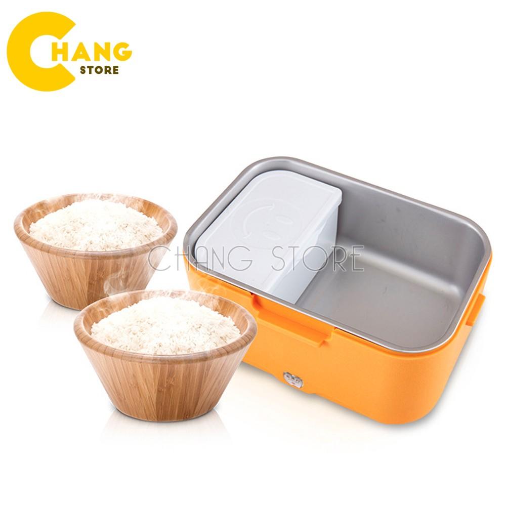 Hộp Cơm Cắm Điện Hâm Nóng Chefman Ruột Inox Cao Cấp