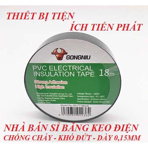 Băng Keo Điện GN-ET7 Dày 0,15mm Băng Keo Chống Cháy