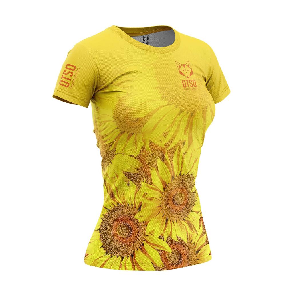 Áo Chạy Bộ T-Shirt Nữ OTSO Sunflower