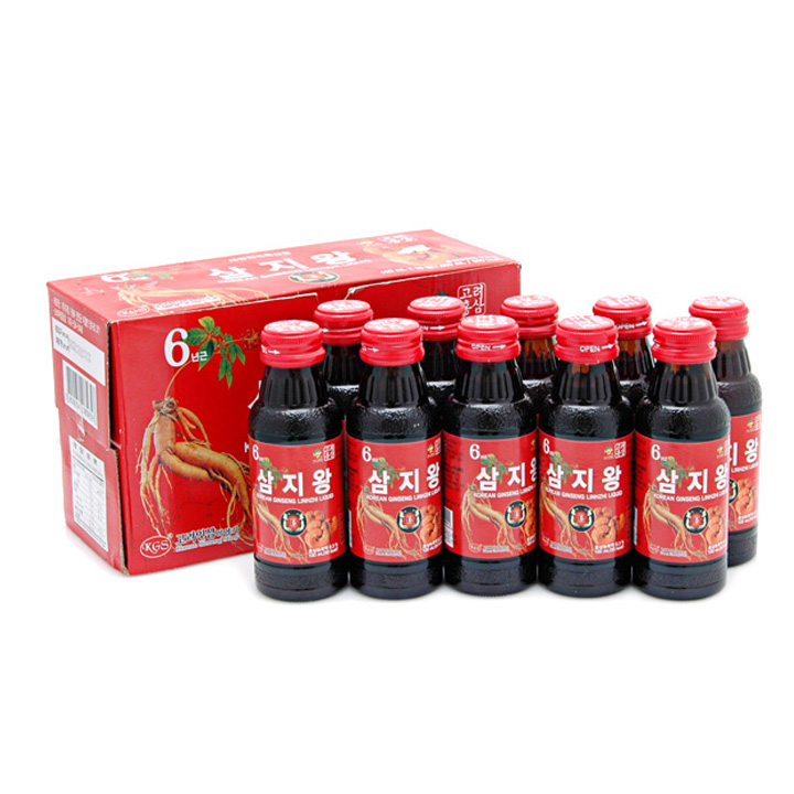  Nước Hồng Sâm Linh Chi KGS Hàn Quốc hộp 10 chai