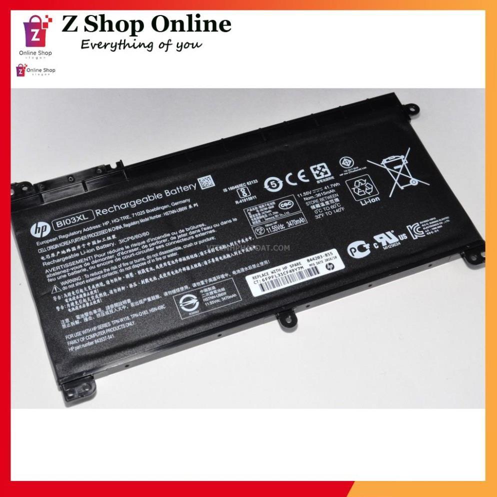 Pin Dùng Cho laptop HP Pavilion X360 13-U TPN-W118, HSTNN-UB6W, 843537-541 (mã pin BI03XL)