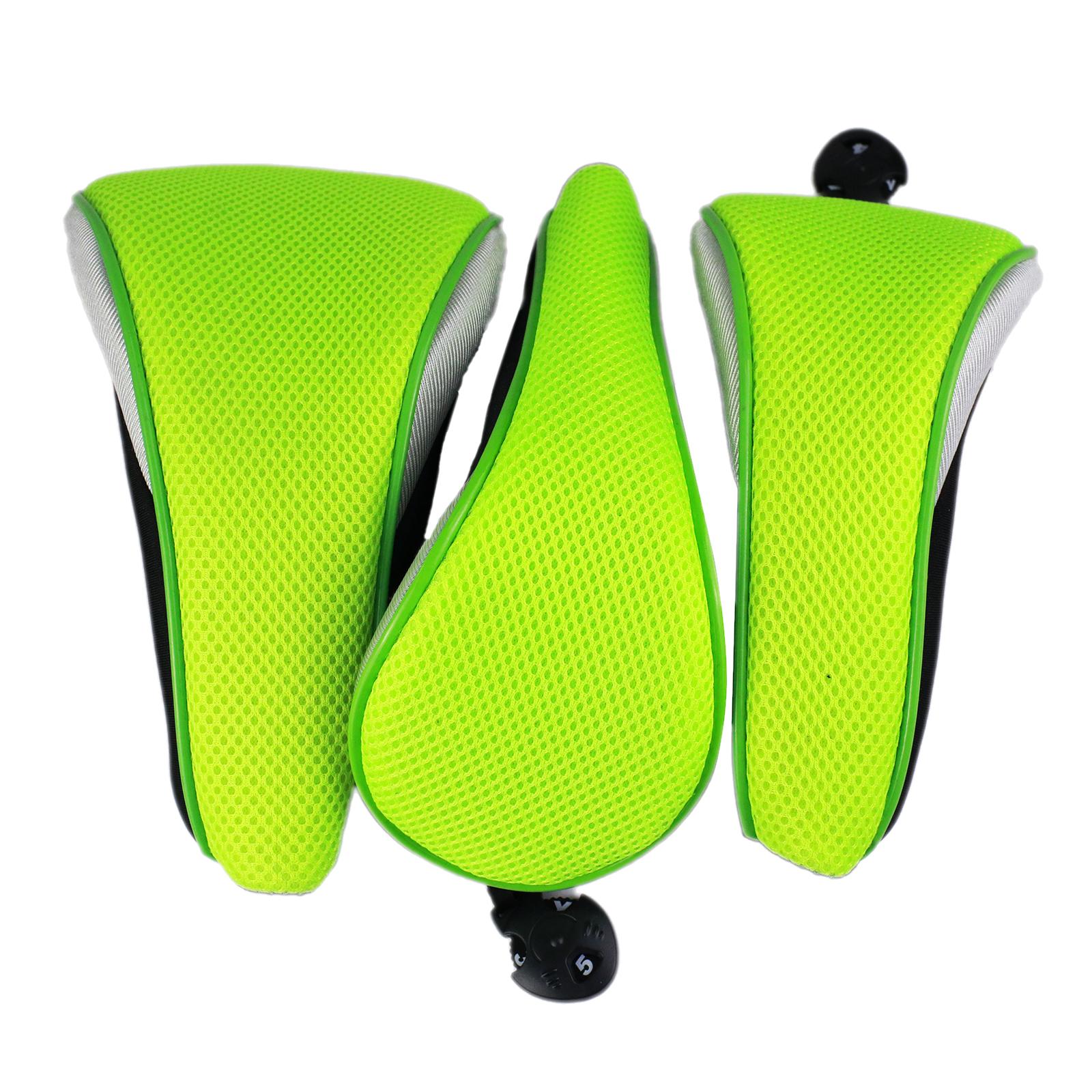 Golf Head Covers Driver 1 3 5 Fairway Woods Headcovers for Golf Clubs 3pcs