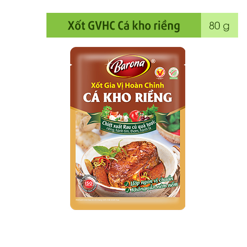 Xốt Gia Vị Hoàn Chỉnh Barona - Kho Riềng 80g