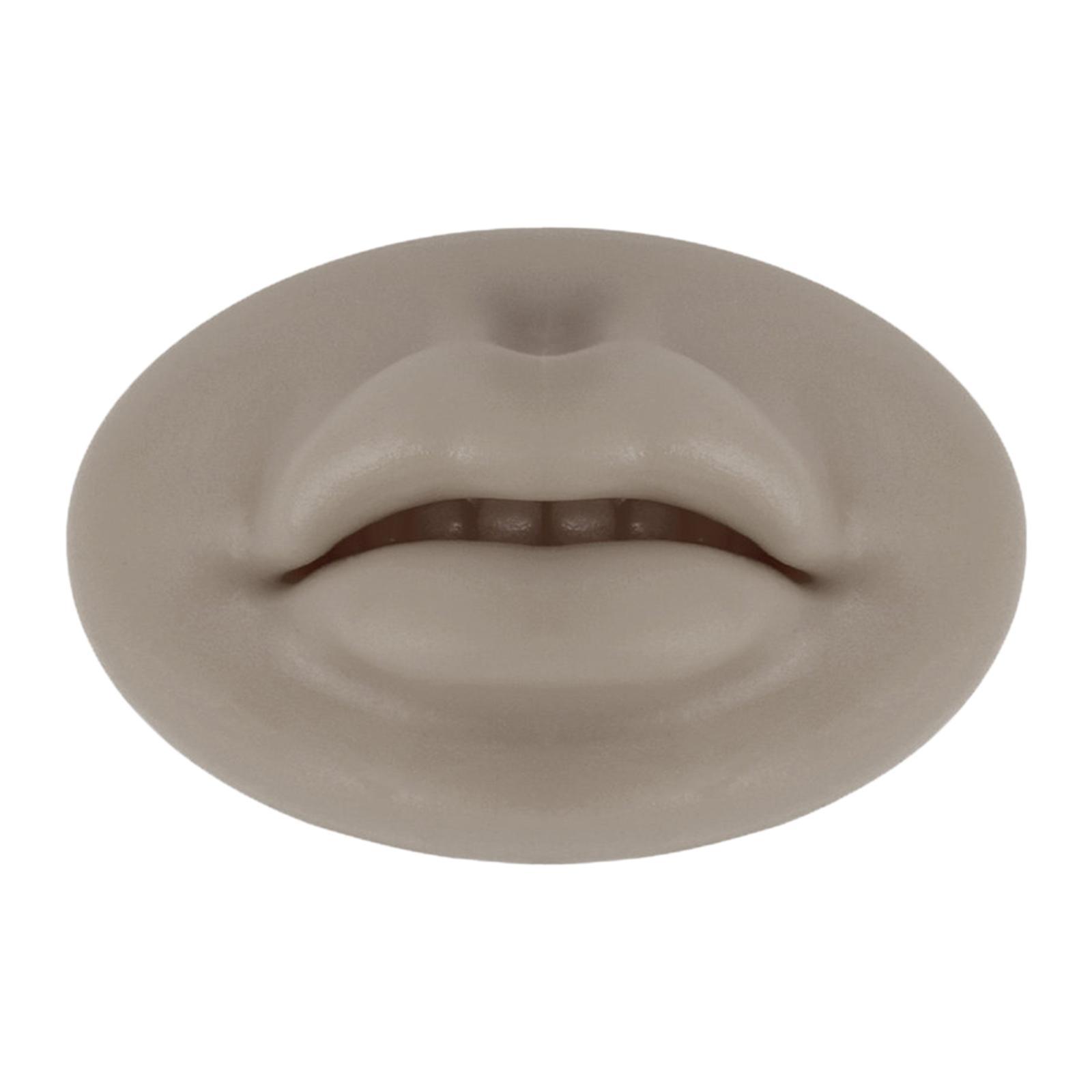 3D Silicone Lip Practice Skin Waterproof for Training Accessories Skin