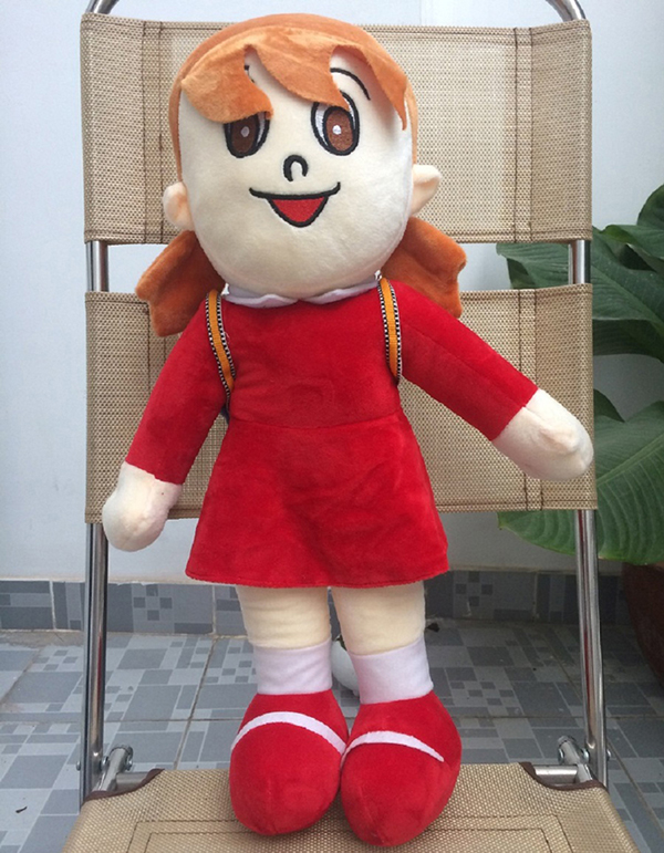 Gấu Bông Xuka Ichigo Shop (60cm) – Đỏ