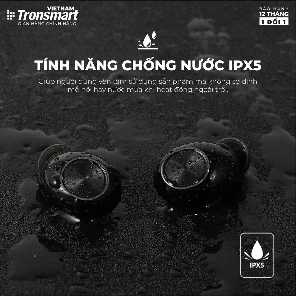 Tai nghe Bluetooth 5.0 Tronsmart Spunky Beat Khử tiếng ồn Chống nước IPX5 - Hàng chính hãng