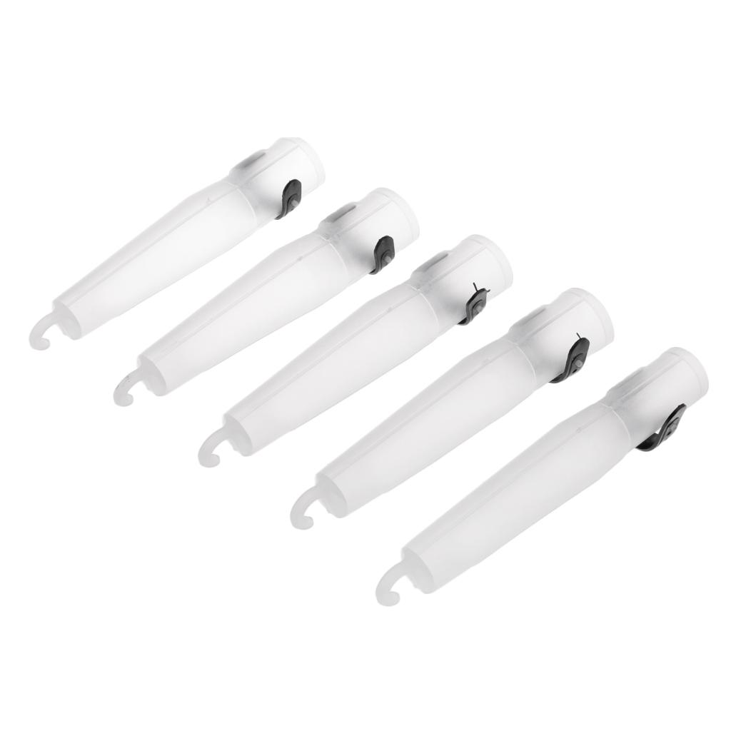 5Pcs Fishing Rod Cap Sea Rod Tip Protector Rod Pole Head Cover Sleeves 16#