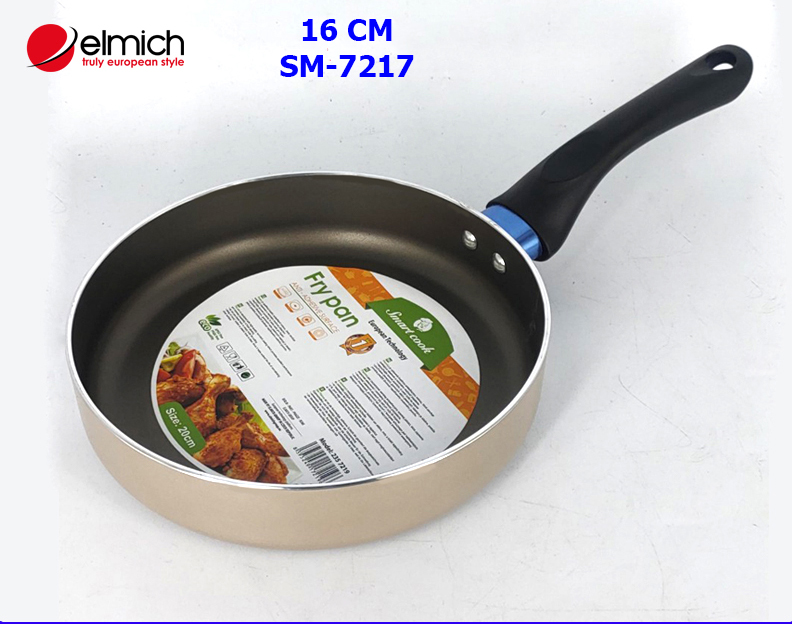 Chảo Chống Dính Đáy Từ Smartcook (Elmich) Size 16/18/20cm SM-7217 / SM-7218 / SM-7219 - Hàng Chính Hãng - Màu ngẫu nhiên